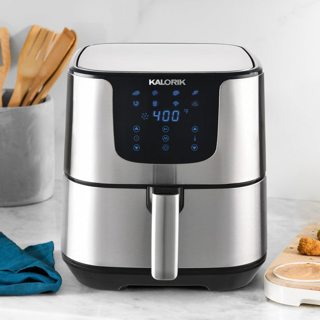 Kalorik 6-Quart Stainless Steel Air Fryer in the Air Fryers