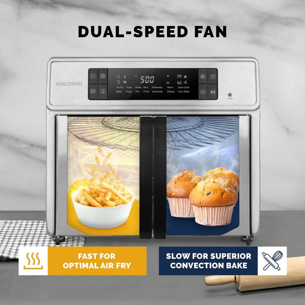 Kalorik MAXX® 26 Quart Digital Air Fryer Oven with 9 Accessories