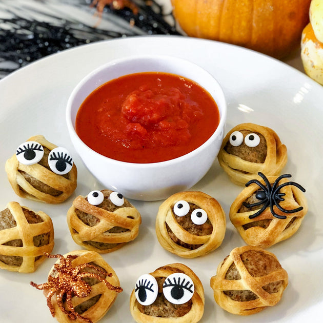 Halloween Air Fried Mummy Meatballs – Kalorik