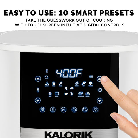 New! Kalorik® 5-Quart Digital Air Fryer with Viewing Window and Light