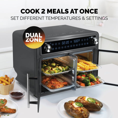 Kalorik MAXX 26 Quart Flex Sync Air Fryer Oven with 14 Accessories