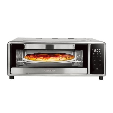 Kalorik MAXX 600°F Pizza Air Fryer Oven with Stone, in Stainless Steel