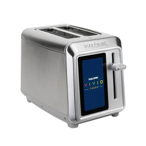 Kalorik VIVID 2 - slice TFT Toaster with Touchscreen, in Stainless Steel