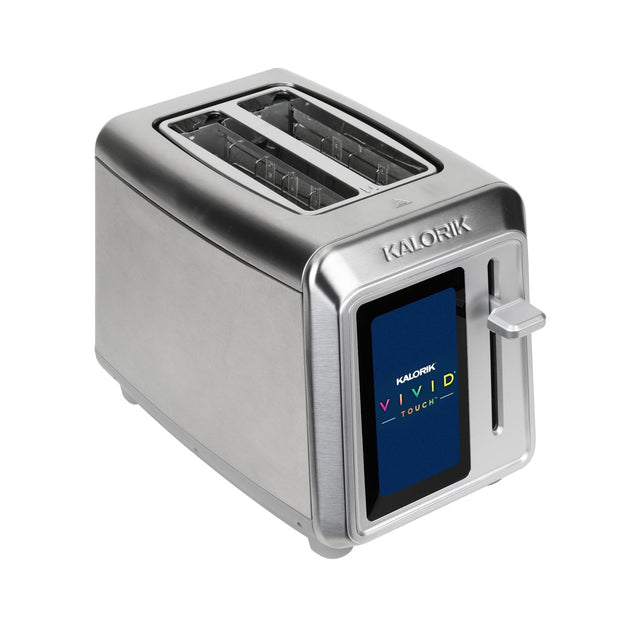 Kalorik VIVID 2 - slice TFT Toaster with Touchscreen, in Stainless Steel