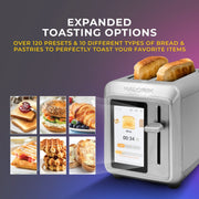 Kalorik VIVID 2 - slice TFT Toaster with Touchscreen, in Stainless Steel