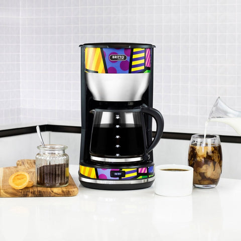 Kalorik 1000 Watt 10-Cup Retro Coffee Maker in Cream. One-Touch. Low  Shipping