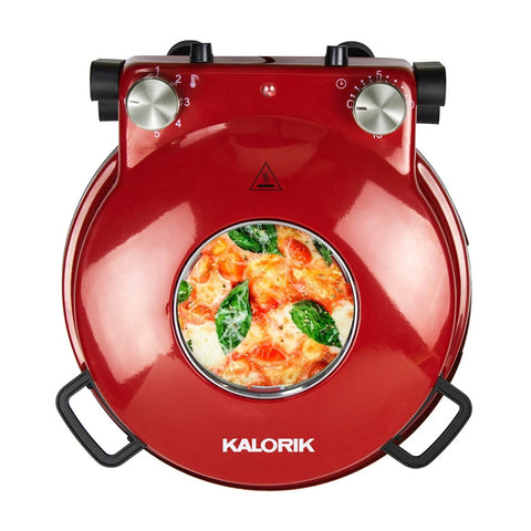Kalorik Hot Stone Pizza Oven Red PZM 43618 R - Best Buy