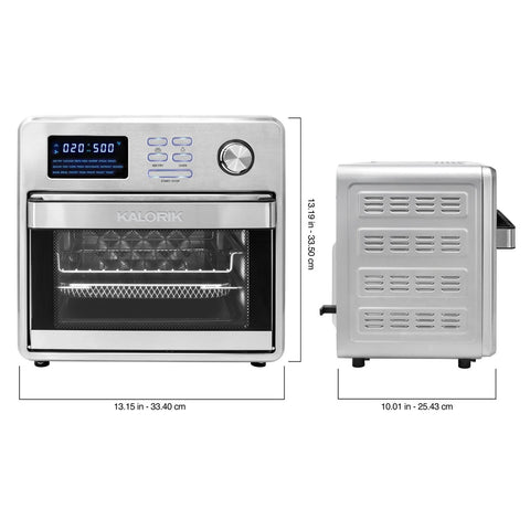 Kalorik Digital Air Fryer Oven, Black, 10-Qt. Capacity