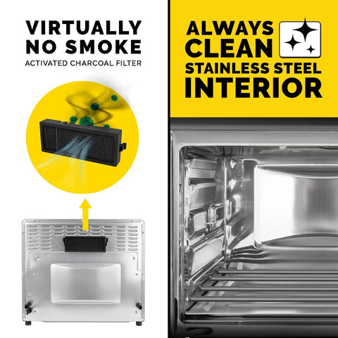 Kalorik 26-Quart Digital Maxx Air Fryer Oven - Stainless Steel
